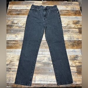 Madewell The Perfect Vintage Jean Black Wash Size 27